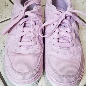 Pink Corduroy Nike Air Force 1